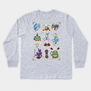 Monster Tatto-ohs Kids Long Sleeve T-Shirt